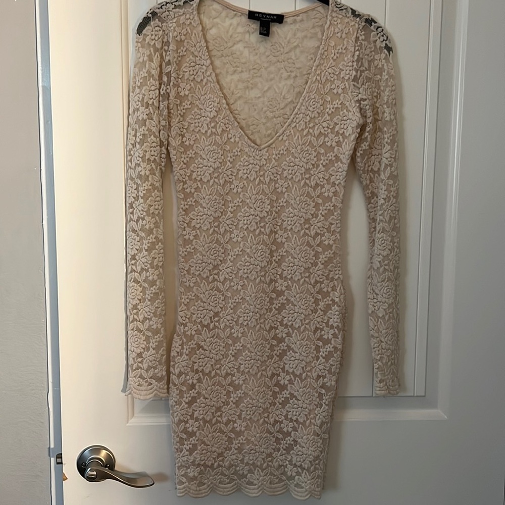 Reynah Couture long sleeve bodycon dress